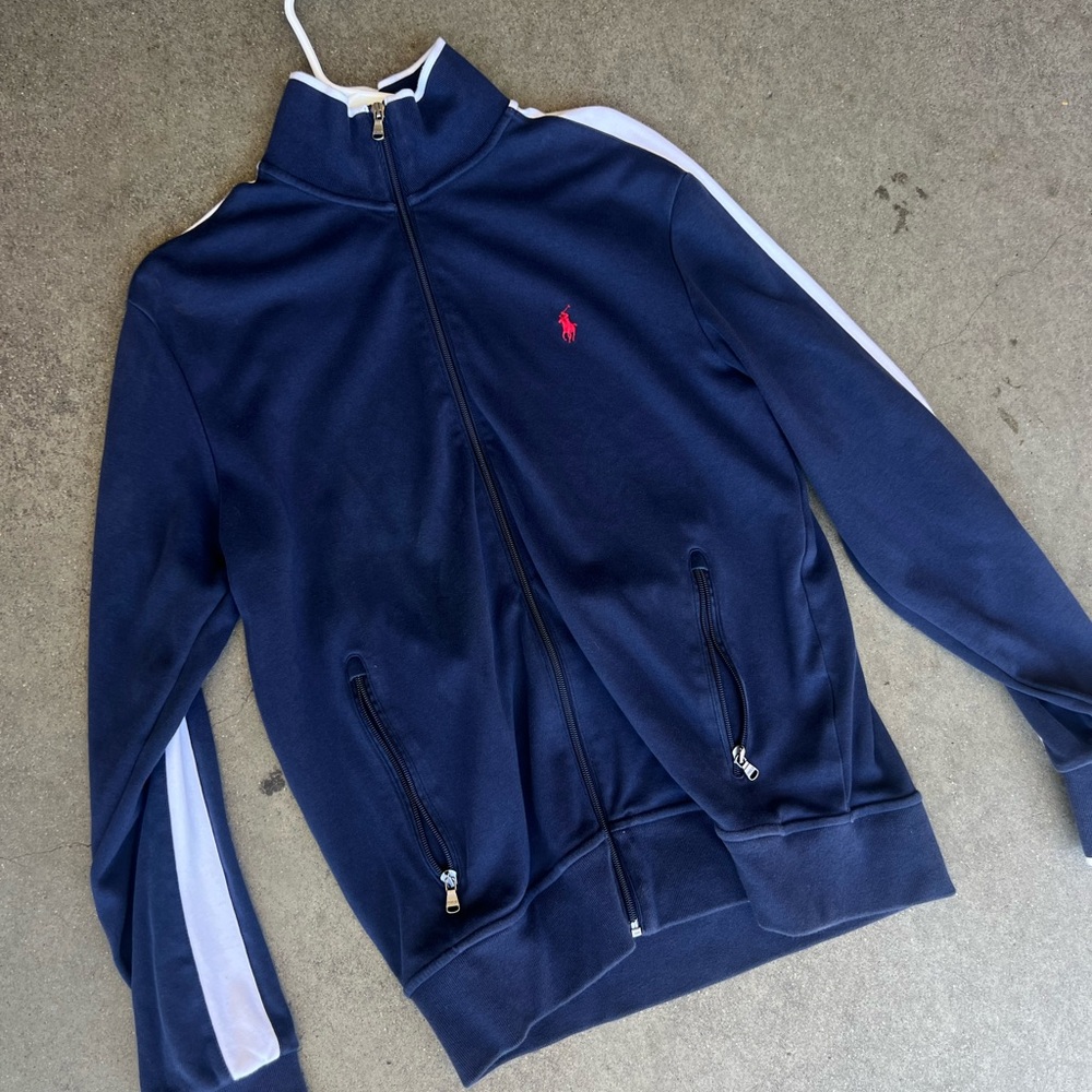 Polo by Ralph Lauren Navy Zip Up Sweater
